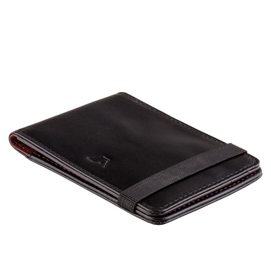 A-SLIM Leather Wallet Kihaku - Black